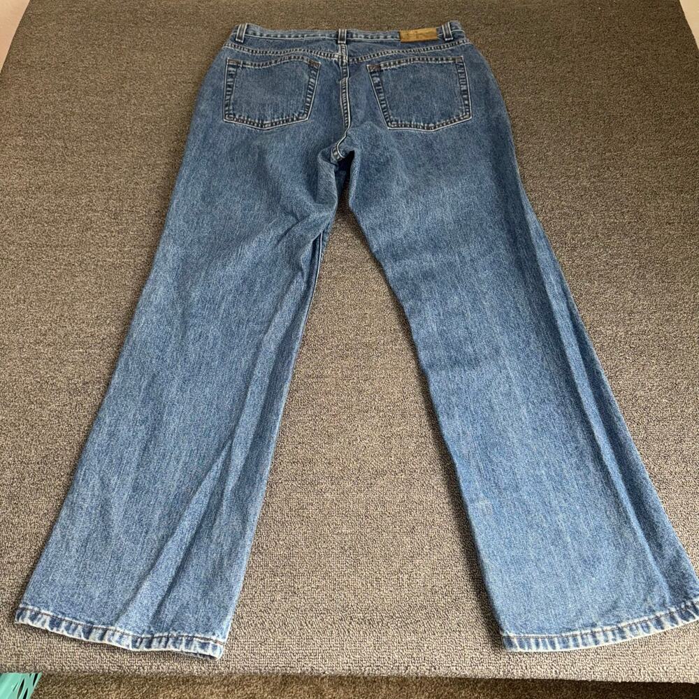 VTG 90s Calvin Klein Jeans Boot Cut Double Stone Medium Wash Women's Size 12 - Picture 2 of 10